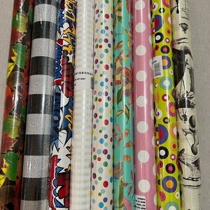 Vibrant Gift Wrap Collection - Multicolor Designs